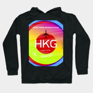 HKG Hong Kong Airport code Hoodie